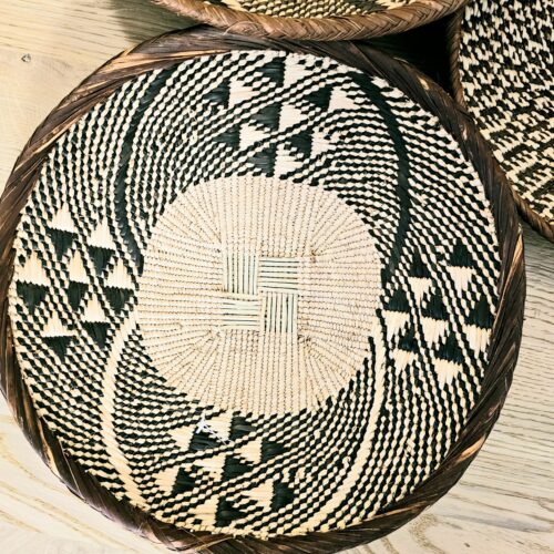 Set of 3 Handmade African Wall Baskets | Zimbabwe Baskets | Boho Wall Decor | 3B – Image 4