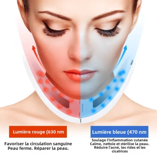 Appareil de Lifting du visage EMS, thérapie photonique LED – Image 4
