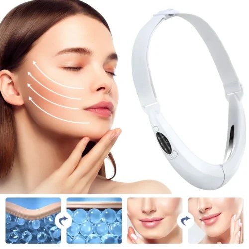 Appareil de Lifting du visage EMS, thérapie photonique LED